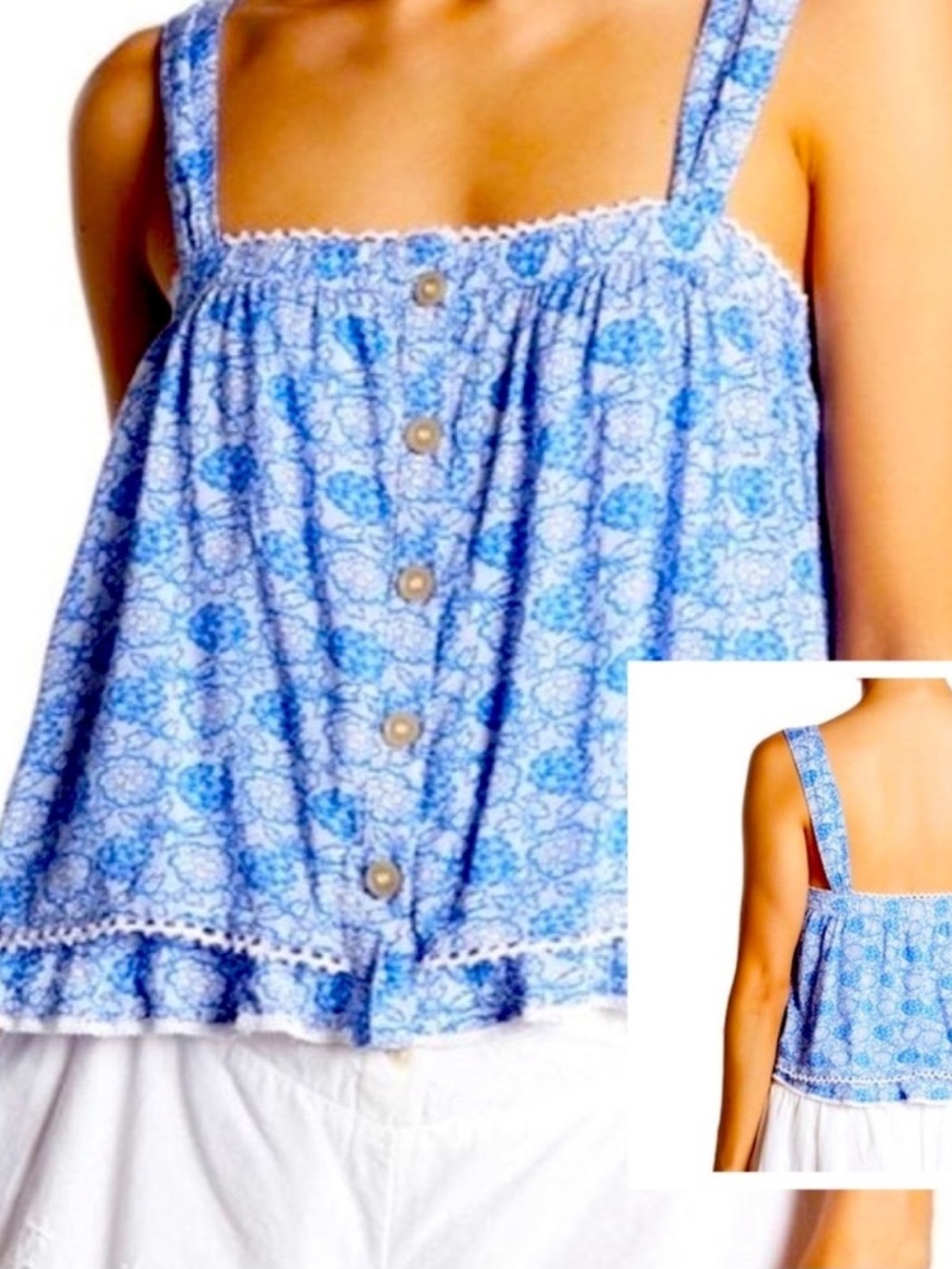 Free People Sweet Caroline Tank, M
